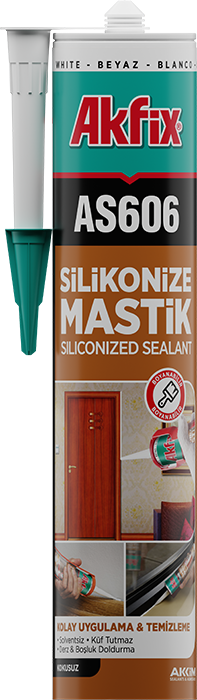 AS606 SİLİKONİZE MASTİK