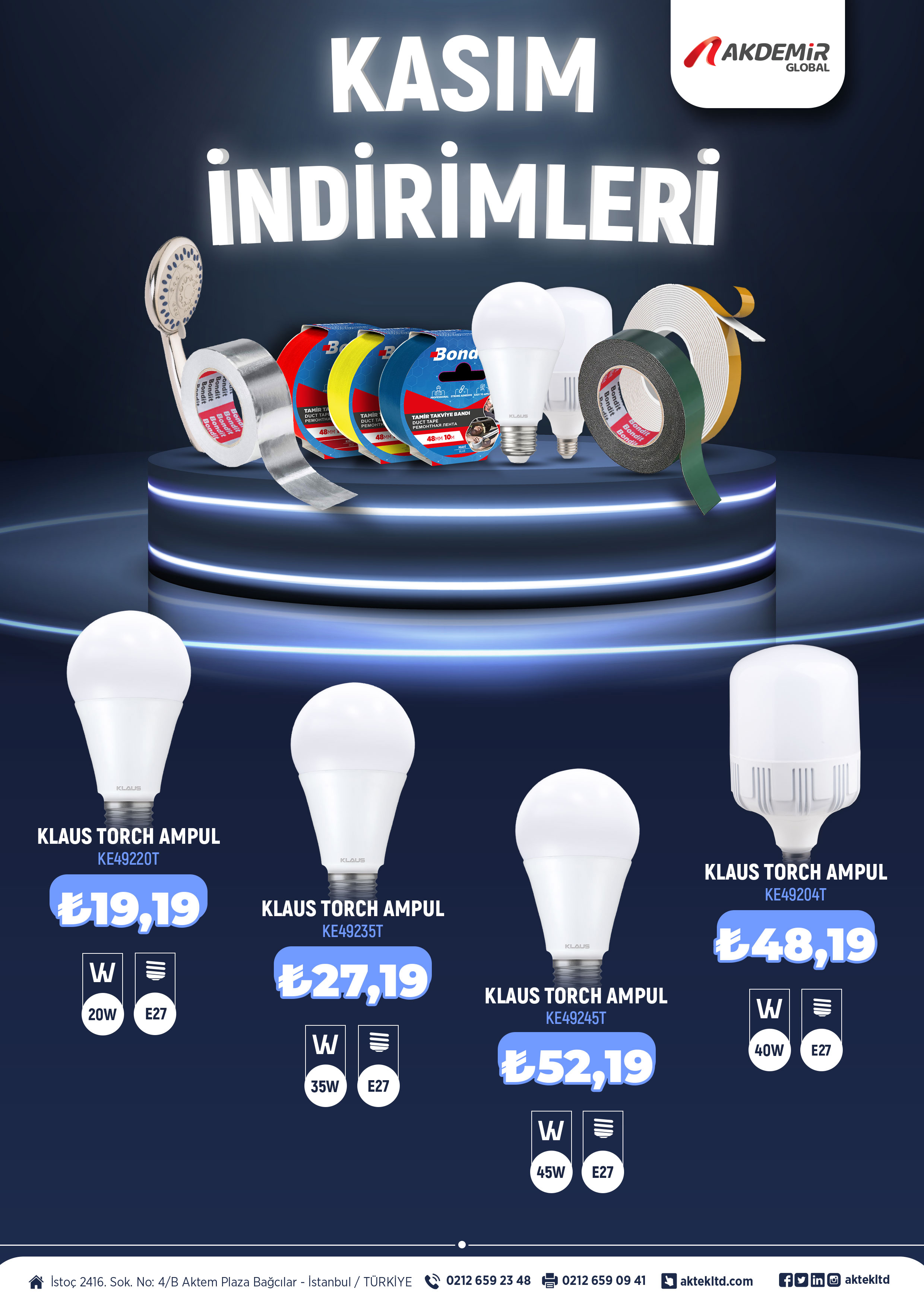 Sektörel Fuarlarda Yerimizi Alıyoruz